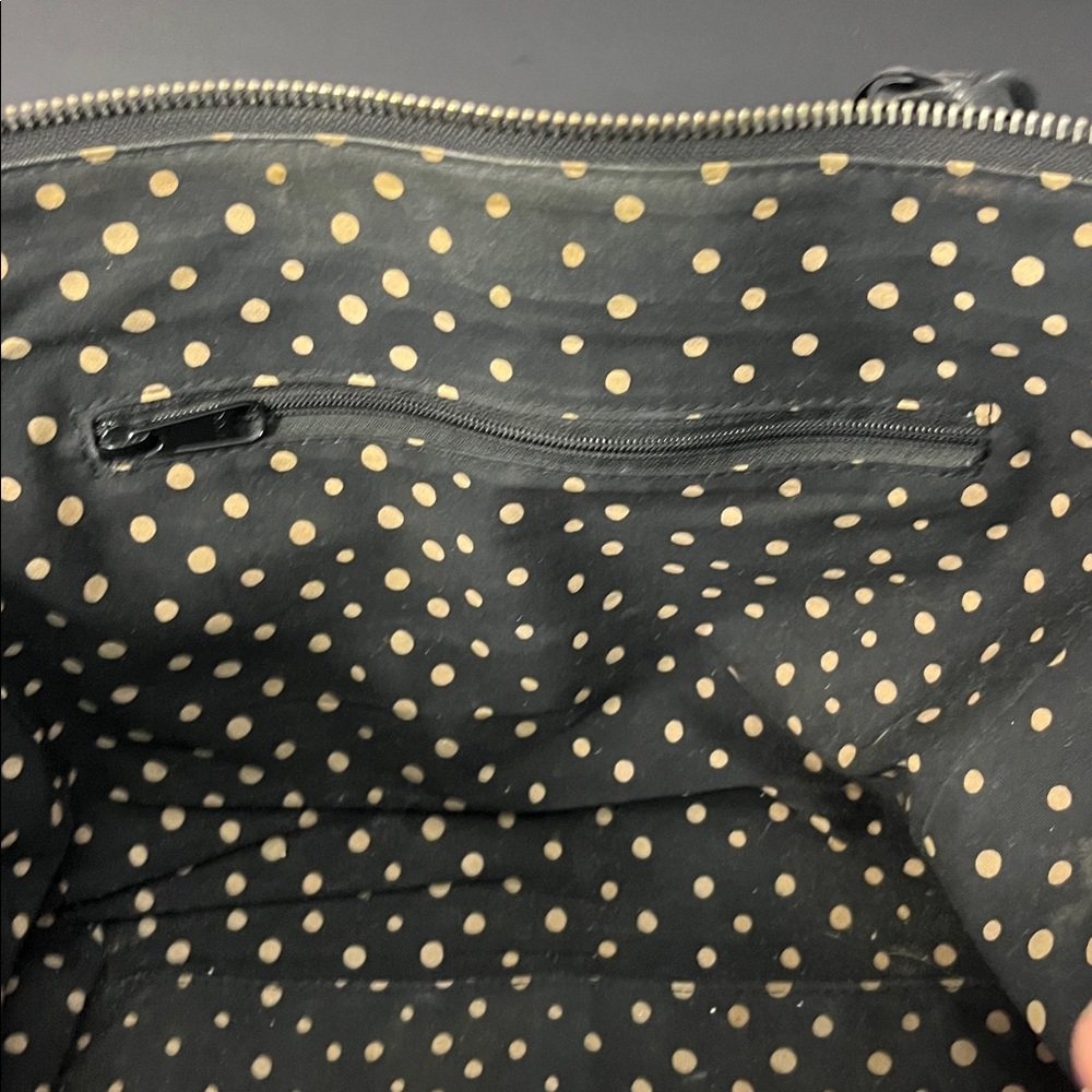 Brighton Black and Tan Leather Satchel - Picture 9 of 11